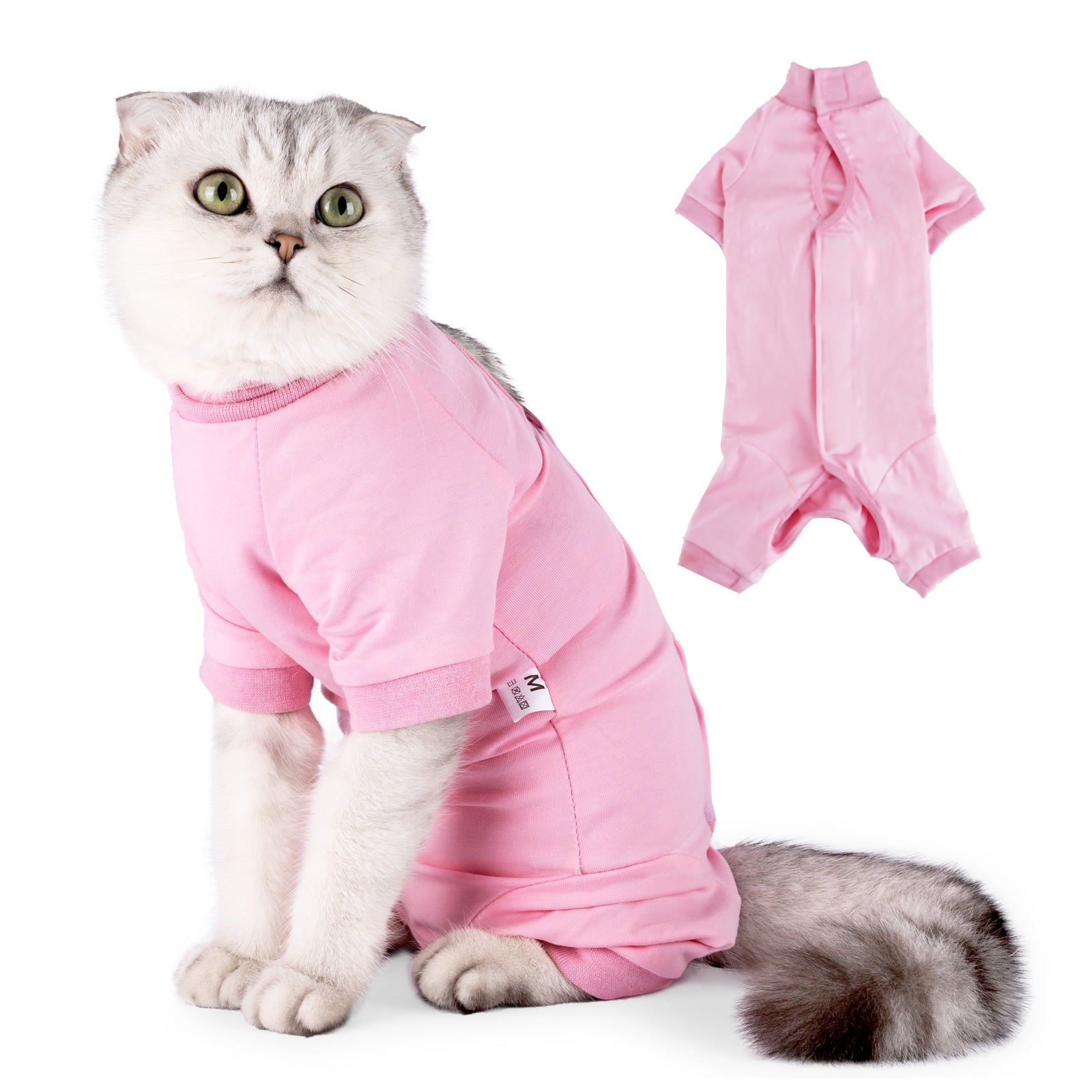 Cat Recovery Suit After Surgery for Female Male Pet Surgical Pajamas L –  oiopet